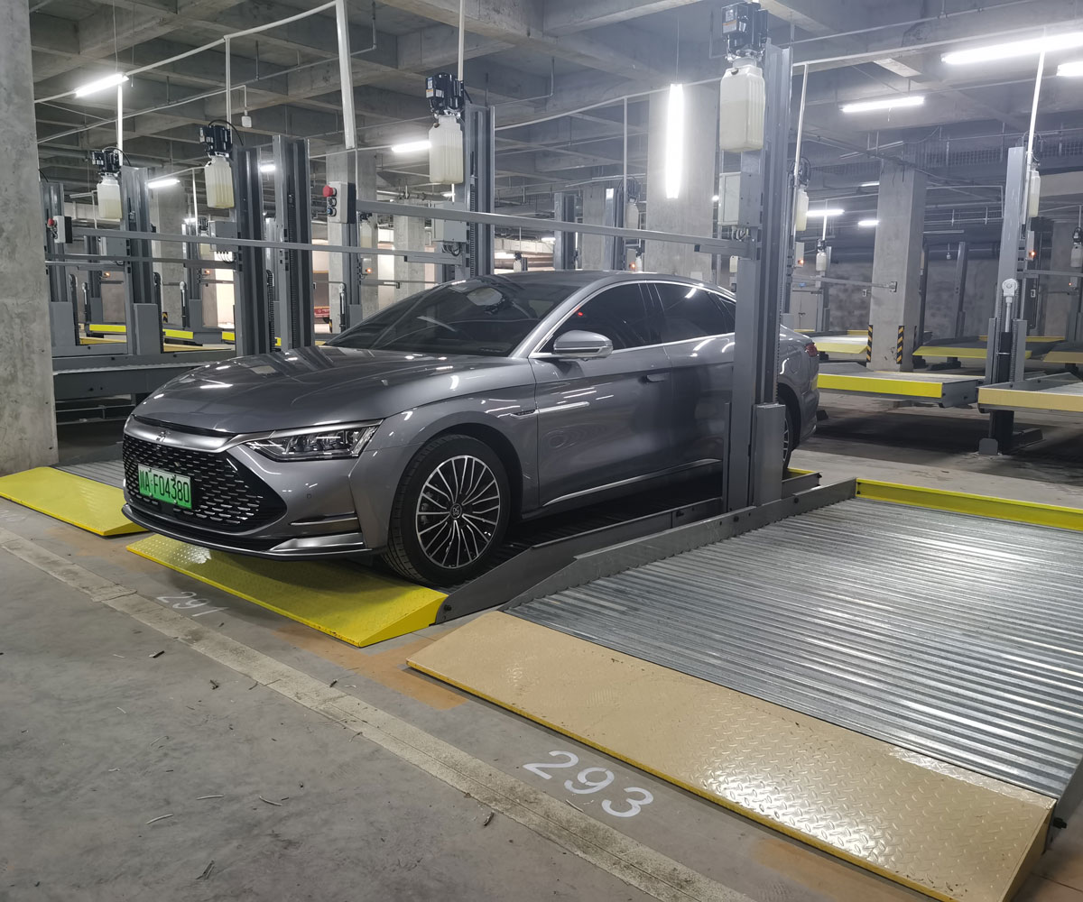 西充二層升降平移立體停車庫短租