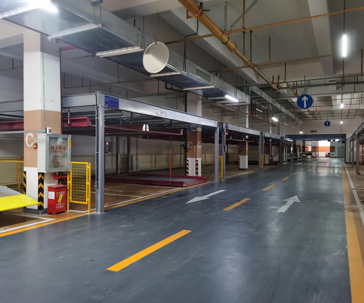 地下室雙層升降式機(jī)械式停車位 地下室雙層升降式機(jī)械式停車位