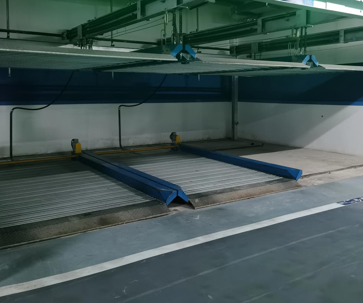 江津二層左右橫移式機械車庫