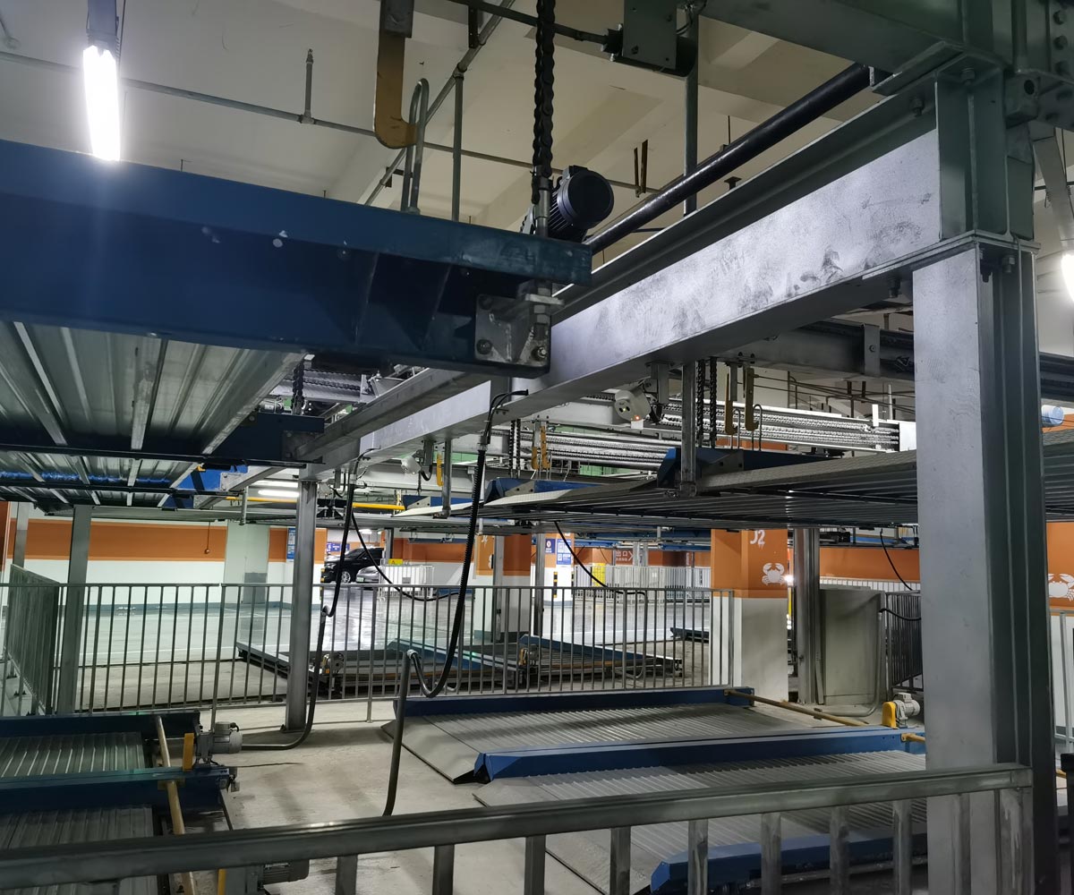單列PSH2二層升降橫移機械式停車設備 單列PSH2二層升降橫移機械式停車設備